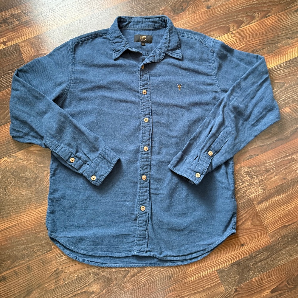 Mens Frye Button Up Shirt - Size L